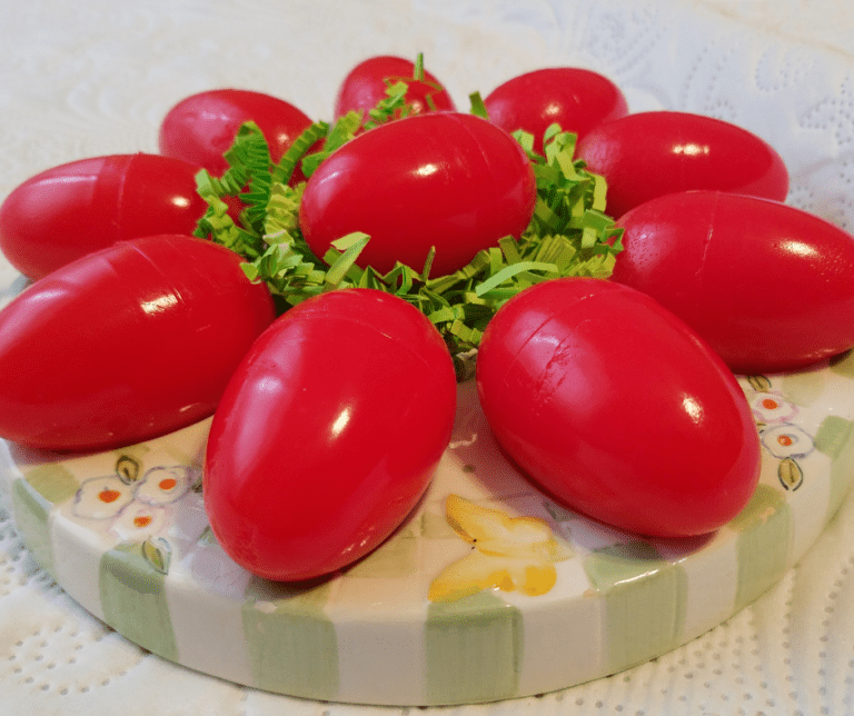 Strawberry Cheesecake Jello Eggs